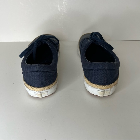 VANS Era Overply Vamp Dress Blue Sneakers Mens 10 - Picture 5 of 10